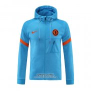 Chaqueta con Capucha del Chelsea 2021/2022 Azul