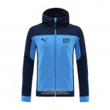 Chaqueta con Capucha del Manchester City 2020/2021 Azul