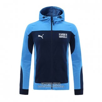 Chaqueta con Capucha del Olympique Marsella 2020/2021 Azul