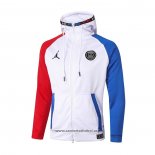 Chaqueta con Capucha del Paris Saint-Germain 2020/2021 Blanco