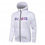 Chaqueta con Capucha del Paris Saint-Germain 2021/2022 Blanco