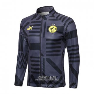 Chaqueta del Borussia Dortmund 2022/2023 Negro y Gris