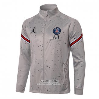 Chaqueta del Paris Saint-Germain Jordan 2021/2022 Gris