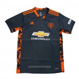 Tailandia Camiseta Manchester United Portero 2020/2021 Negro