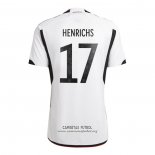 Camiseta Alemania Jugador Henrichs Primera 2022