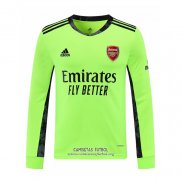 Camiseta Arsenal Portero Manga Larga 2020/2021 Verde