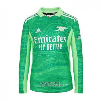 Camiseta Arsenal Portero Manga Larga 2021/2022 Verde