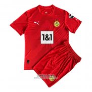 Camiseta Borussia Dortmund Portero Nino 2022/2023 Rojo