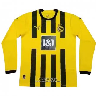 Camiseta Borussia Dortmund Primera Manga Larga 2022/2023