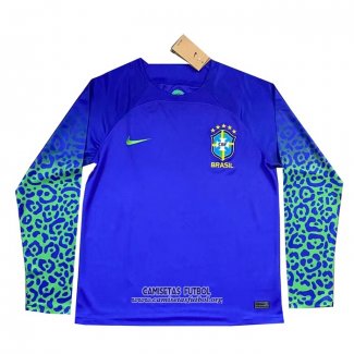 Camiseta Brasil Segunda Manga Larga 2022