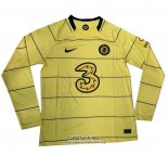 Camiseta Chelsea Segunda Manga Larga 2021/2022