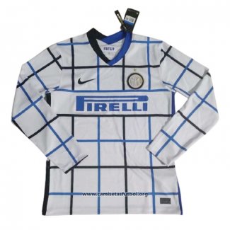 Camiseta Inter Milan Segunda Manga Larga 2020/2021