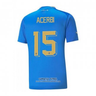 Camiseta Italia Jugador Acerbi Primera 2022