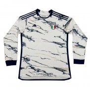 Camiseta Italia Segunda Manga Larga 2023/2024