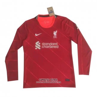 Camiseta Liverpool Primera Manga Larga 2021/2022
