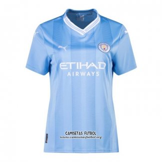 Camiseta Manchester City Primera Mujer 2023/2024