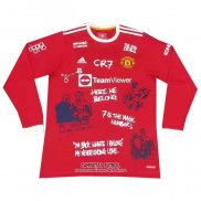 Camiseta Manchester United CR7 Manga Larga 2021/2022