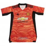 Tailandia Camiseta Manchester United Portero 2021/2022 Naranja