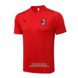 Camiseta Polo del AC Milan 2021/2022 Rojo