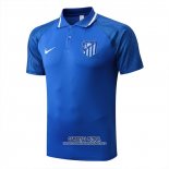 Camiseta Polo del Atletico Madrid 2022/2023 Azul Oscuro