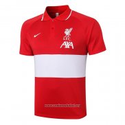Camiseta Polo del Liverpool 2020/2021 Rojo