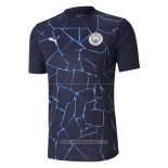 Camiseta Pre Partido del Manchester City 2020/2021 Azul