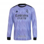 Camiseta Real Madrid Segunda Manga Larga 2022/2023
