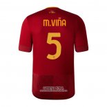 Camiseta Roma Jugador M.Vina Primera 2022/2023