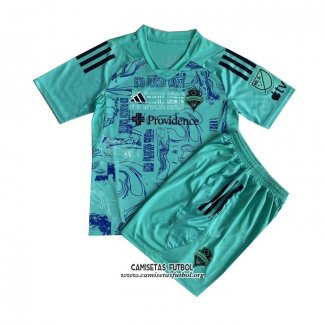 Camiseta Seattle Sounders One Planet Nino 2023