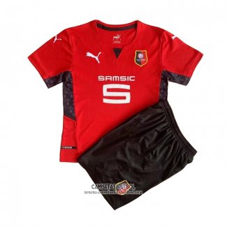 Camiseta Stade Rennais Primera Nino 2021/2022