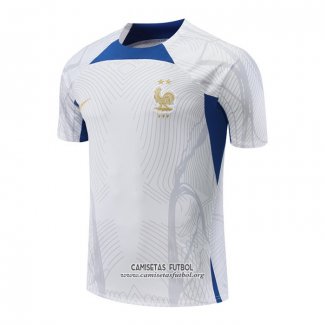 Camiseta de Entrenamiento Francia 2022/2023 Blanco