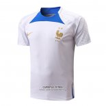 Camiseta de Entrenamiento Francia 2022/2023 Blanco