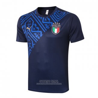 Camiseta de Entrenamiento Italia 2020 Azul