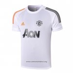 Camiseta de Entrenamiento Manchester United 2020/2021 Blanco