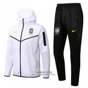 Chandal con Capucha del Brasil 2022/2023 Blanco