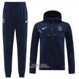 Chandal con Capucha del Paris Saint-Germain 2022/2023 Azul