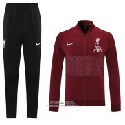 Chandal de Chaqueta del Liverpool 2021/2022 Rojo