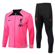 Chandal de Chaqueta del Liverpool Nino 2022/2023 Rosa