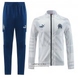 Chandal de Chaqueta del Olympique Marsella 2022/2023 Blanco