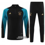 Chandal de Sudadera del Alemania Nino 2023/2024 Negro