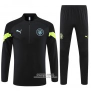 Chandal de Sudadera del Manchester City 2022/2023 Negro