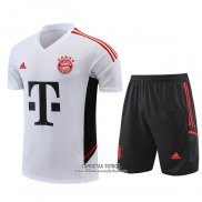 Chandal del Bayern Munich Manga Corta 2022/2023 Blanco - Pantalon Corto