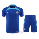 Chandal del Chelsea Manga Corta 2022/2023 Azul - Pantalon Corto