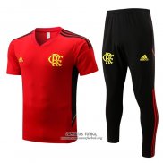 Chandal del Flamengo Manga Corta 2022/2023 Rojo