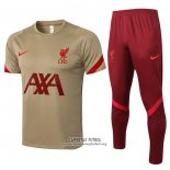 Chandal del Liverpool Manga Corta 2021/2022 Amarillo