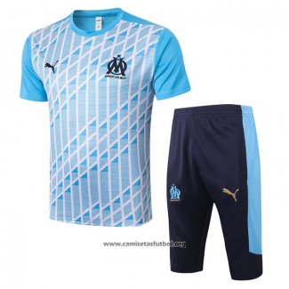 Chandal del Olympique Marsella Manga Corta 2020/2021 Azul