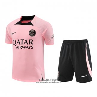 Chandal del Paris Saint-Germain Manga Corta 2022/2023 Rosa - Pantalon Corto