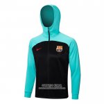 Chaqueta con Capucha del Barcelona 2022/2023 Azul y Negro