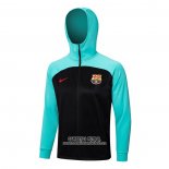 Chaqueta con Capucha del Barcelona 2022/2023 Azul y Negro