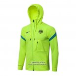 Chaqueta con Capucha del Inter Milan 2021/2022 Verde